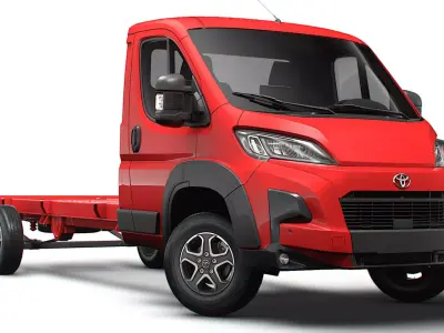 Toyota ProAce Max Chassis SCab 4300WB 2025 3D model
