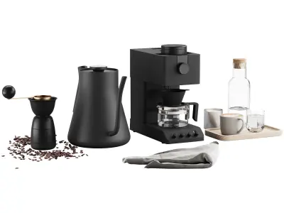 473 coffee equipment set 02 fully automatic coffee maker stagg 3D model