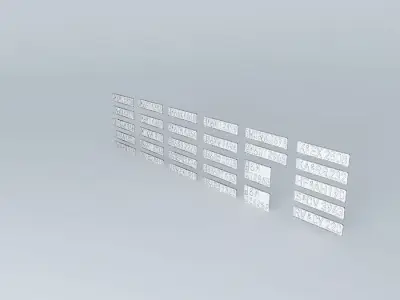 Deutsch license plates Free 3D model