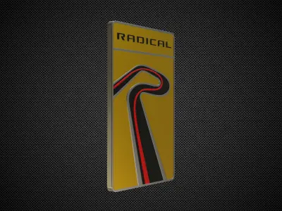 radical logo 3D model