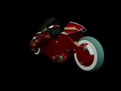 Akira Kanedas bike Free 3D model