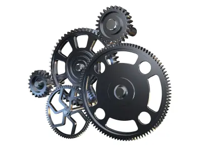 Gear mechanism v2 3D model