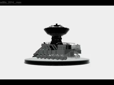 Military vehicle 3D print model