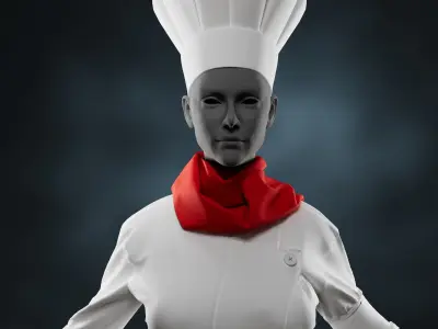 Fimale cloths part 1 Low-poly 3D model