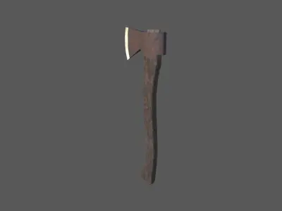 old axe Free low-poly 3D model