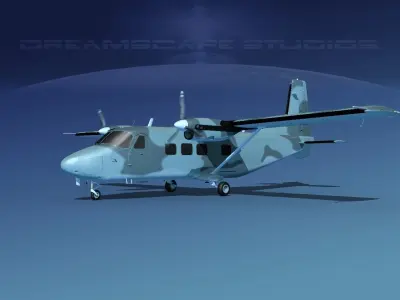 Harbin Y-12 II Military 1 3D model