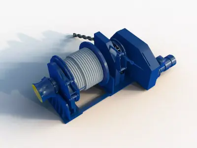 Anchor-Mooring Winch 3D model