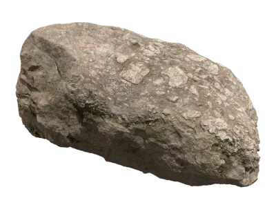  Speckled Rough Large Rock Boulder Model 