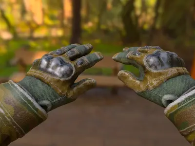 First Person Arms Pack Low-poly 3D model