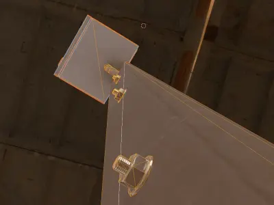 Electrical Control Box Low-poly 3D model