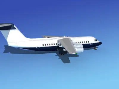 BAe 146-300 Corporate 3 3D model