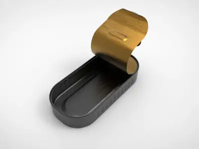 tinned fish 3D model