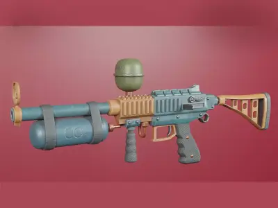 Marker Gun 2 Free low-poly 3D model