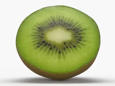 Half Cut Kiwi 3D model