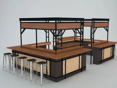 Pop-Up Store 2 3D model
