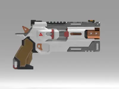 Titanfall Apex Legends Wingman  Low-poly 3D model