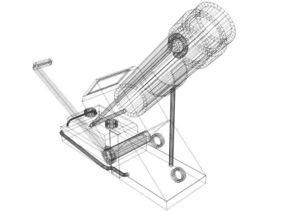 Mortar - Type Garland 3D model