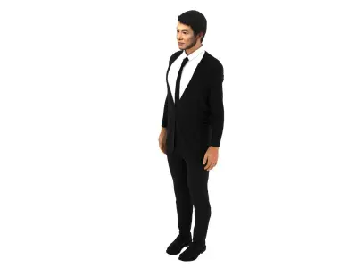 Jet Li Low-poly 3D model