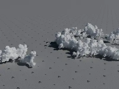 VDB Cumulonimbus Cloud Field 1 3D model