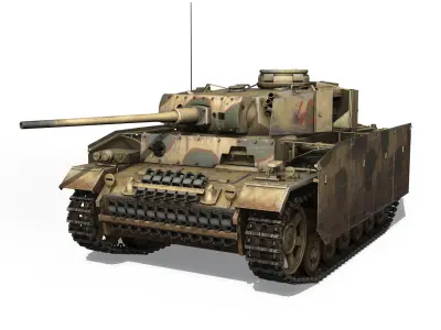 PzKpfw III - Panzer 3 - Ausf M - 421 3D model