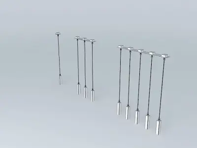 modern chandelier Free 3D model buy