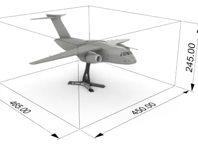 C-390 Millennium 3D print model