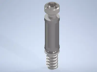 IKEA Cam Lock Screw 118331 3D model