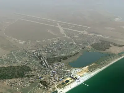 Saky Airbase Crimea 3D model