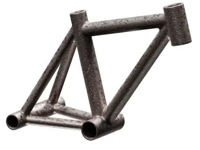 Rusty Bicycle Frame 3D model