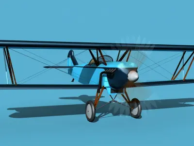 Travelair 2000 V01 3D model