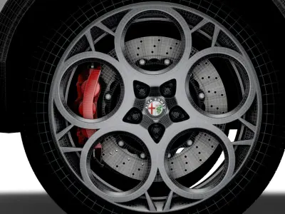Alfa Romeo Tonale Veloce 965 2022 wheel 3D model