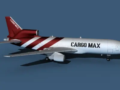 Lockheed L-1011-50 Cargo Max 3D model