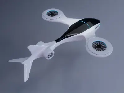 scifi drone futurestic 3D model