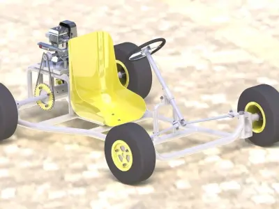 Kart GHN Free 3D model