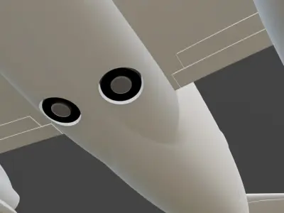 Boeing 737-200 ready to 3D printing 3D print model