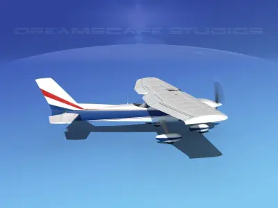 Cessna C152 Aerobat V03 3D model