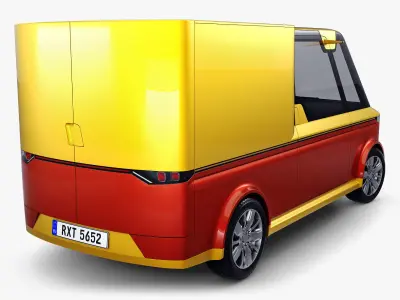 Generic Compact City Cargo Van M 1 3D model