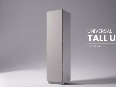 RG Universal Tall Unit Lite Version Revit Family Free 3D model