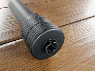 Suppressor AK PBS-1 Low-poly 3D model