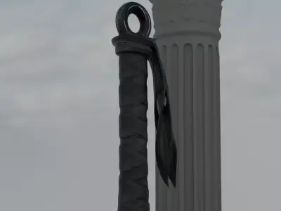 Ashen Sentinel  The Oathbound Blade 3D model