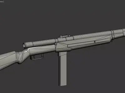 Danuvia M39 Low-poly 3D model