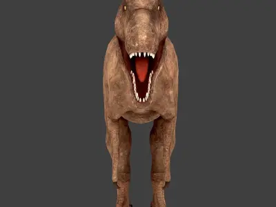 T-Rex Low-poly 3D model