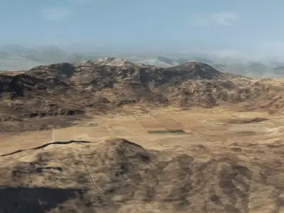 Terrain 3D model