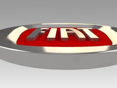 Fiat logo 3D model