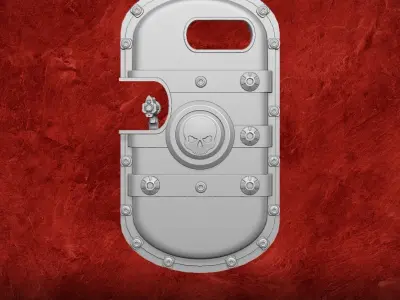 Deathrider Shield 3D printable files for Action Figures 3D print model