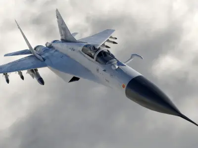 Mig 29 Low-poly 3D model