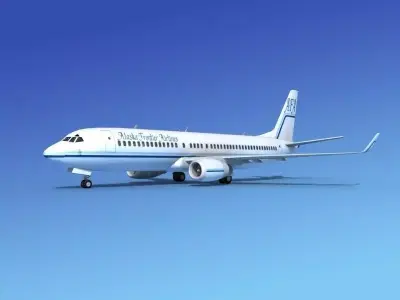 Boeing 737-800 Alaskan Frontier 3D model