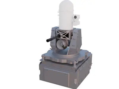 Phalanx CIWS Low-poly 3D model