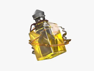 Energy Spell 3D Illustration 3D model