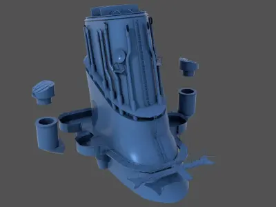 Yamato funnel - Commercial license - 1-100 scale 3D print model